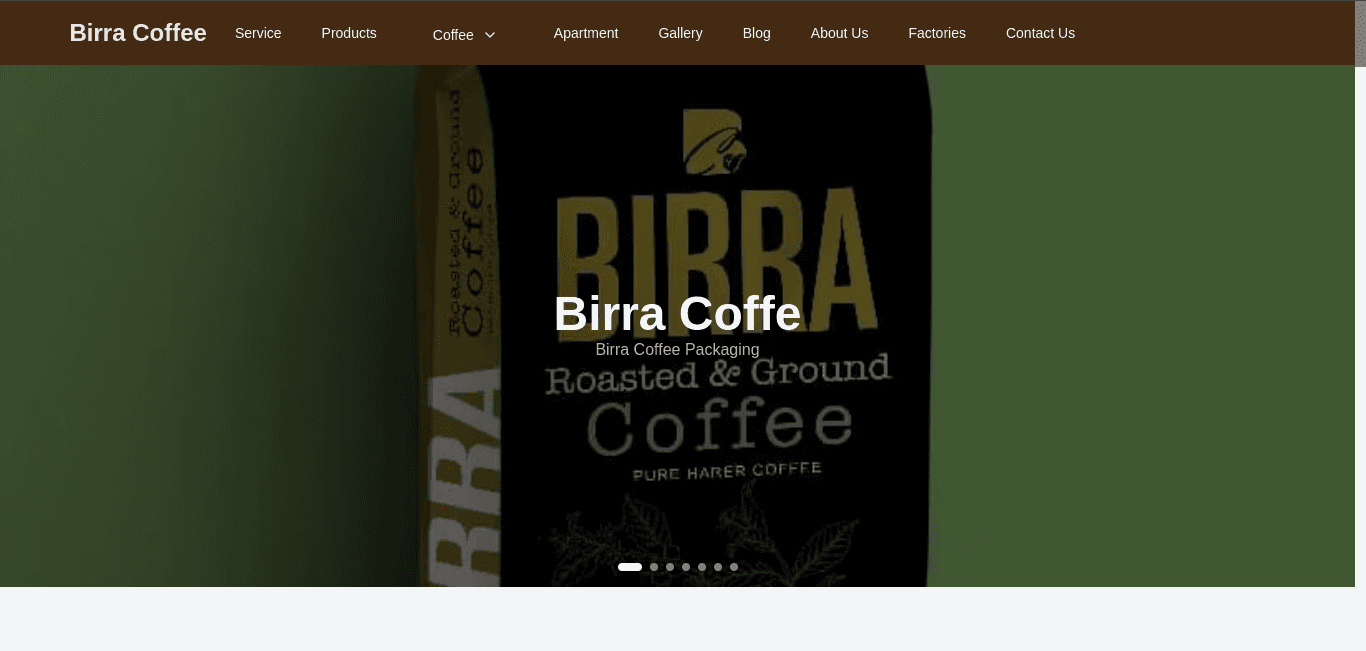 Birra Coffee Website